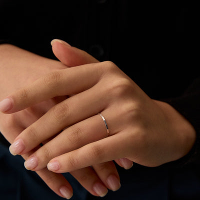 シルバー カッティング レイヤード リング / SILVER CUTTING LAYERED RING
