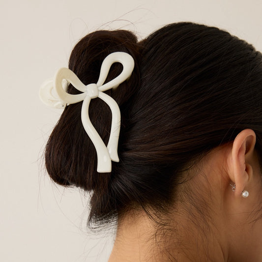 リボン シェイプ ヘアクリップ / RIBBON SHAPE HAIR CLAW CLIP