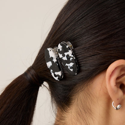 ダルメシアン バレッタ 2個 SET / DALMATIAN HAIR BARRETTE 2 PIECES SET