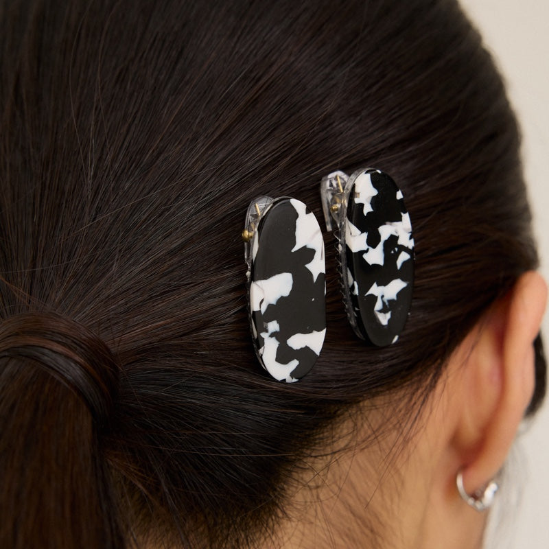 ダルメシアン バレッタ 2個 SET / DALMATIAN HAIR BARRETTE 2 PIECES SET