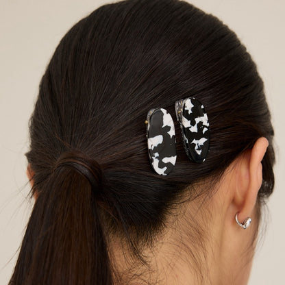 ダルメシアン バレッタ 2個 SET / DALMATIAN HAIR BARRETTE 2 PIECES SET