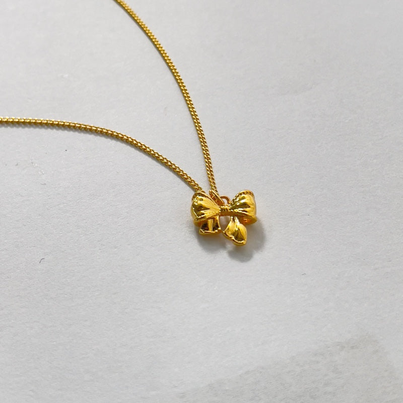 リボン ペンダント ネックレス / RIBBON PENDANT NECKLACE