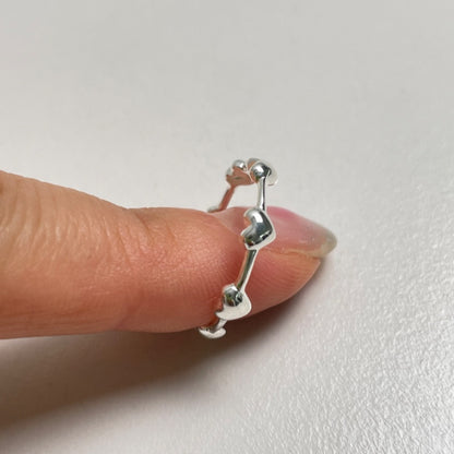 シルバー ハート ライン リング / SILVER HEART LINE RING