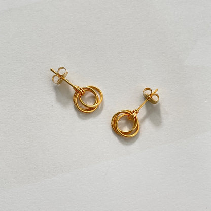 リング ミックス ドロップ ピアス / RING MIX DROP EARRINGS