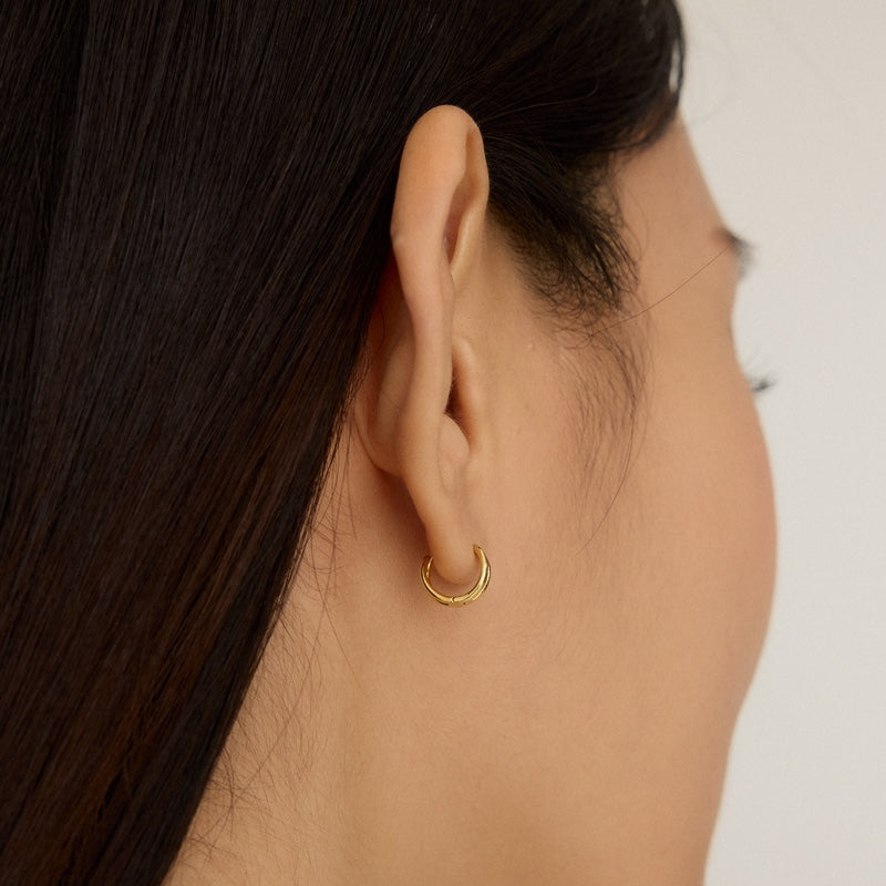 シンプル 2ライン ワンタッチ ピアス / SIMPLE 2 LINES ONE TOUCH EARRINGS