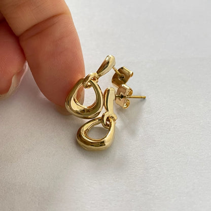 メルティング ドロップ ポイント ピアス / MELTING DROP POINT EARRINGS