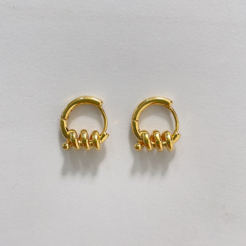 スパイラル ワンタッチ ピアス / SPIRAL ONE TOUCH EARRINGS