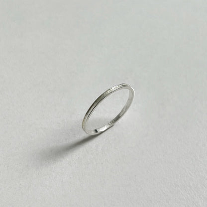 シルバー マット レイヤード リング / SILVER MATT LAYERED RING