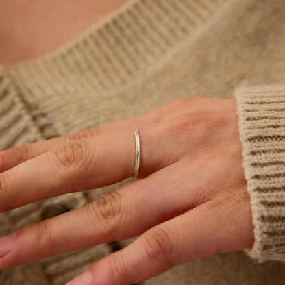 シルバー マット レイヤード リング / SILVER MATT LAYERED RING