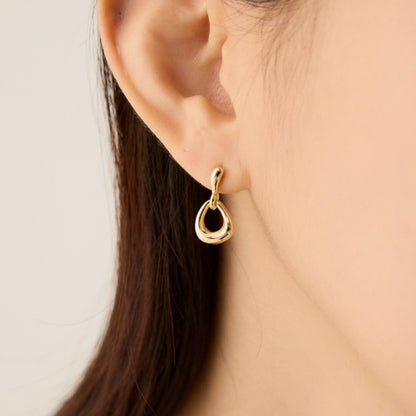 メルティング ドロップ ポイント ピアス / MELTING DROP POINT EARRINGS