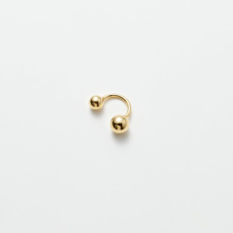 シルバー ミニ ボール イヤーカフ / Silver Mini Ball Earcuff