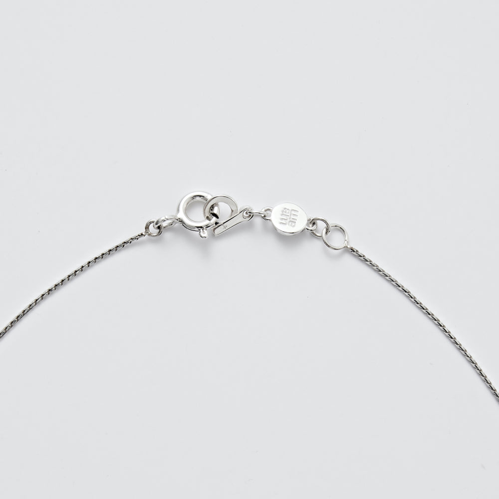 シルバー コンビ イニシャル タグ ネックレス / Silver Combi Initial Tag Necklace