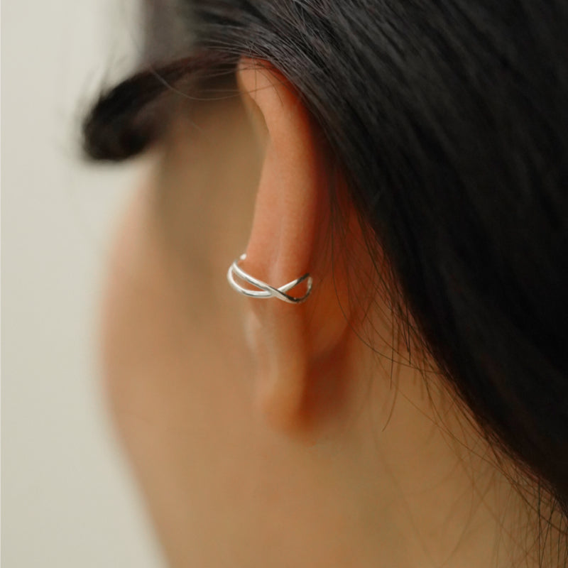 シルバー ツイスト イヤーカフ / Silver Twist Earcuff