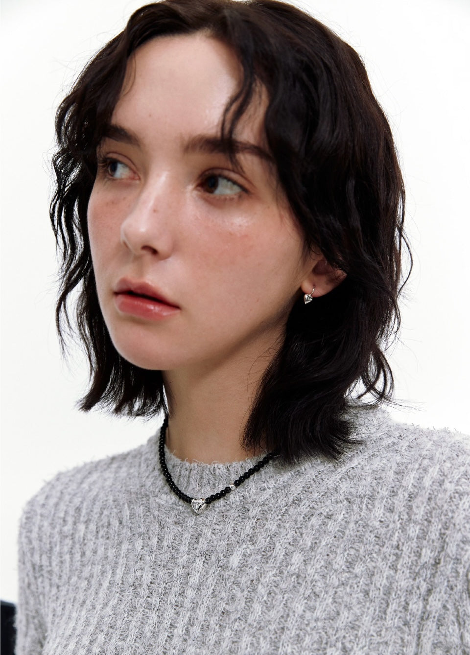 Love black  necklace