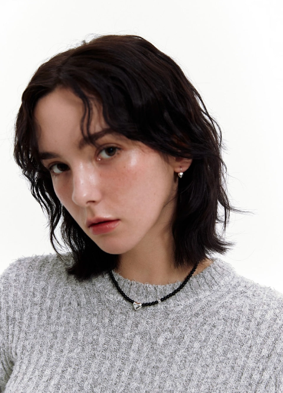 Love black  necklace