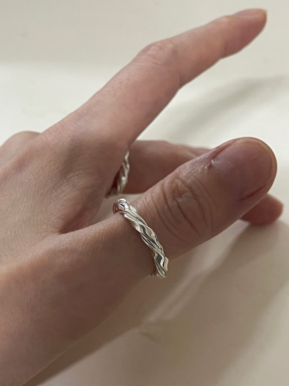 Sカーブシルバーリング