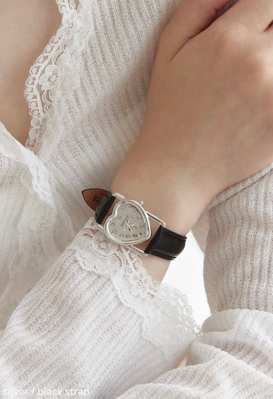 Love ribbon watch bracelet(3 colors)