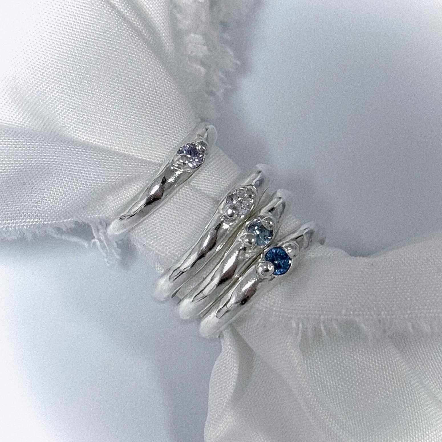 誕生石シルバーリング