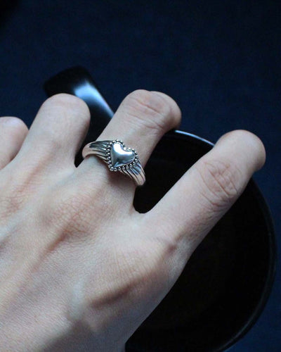 vintage heart ring