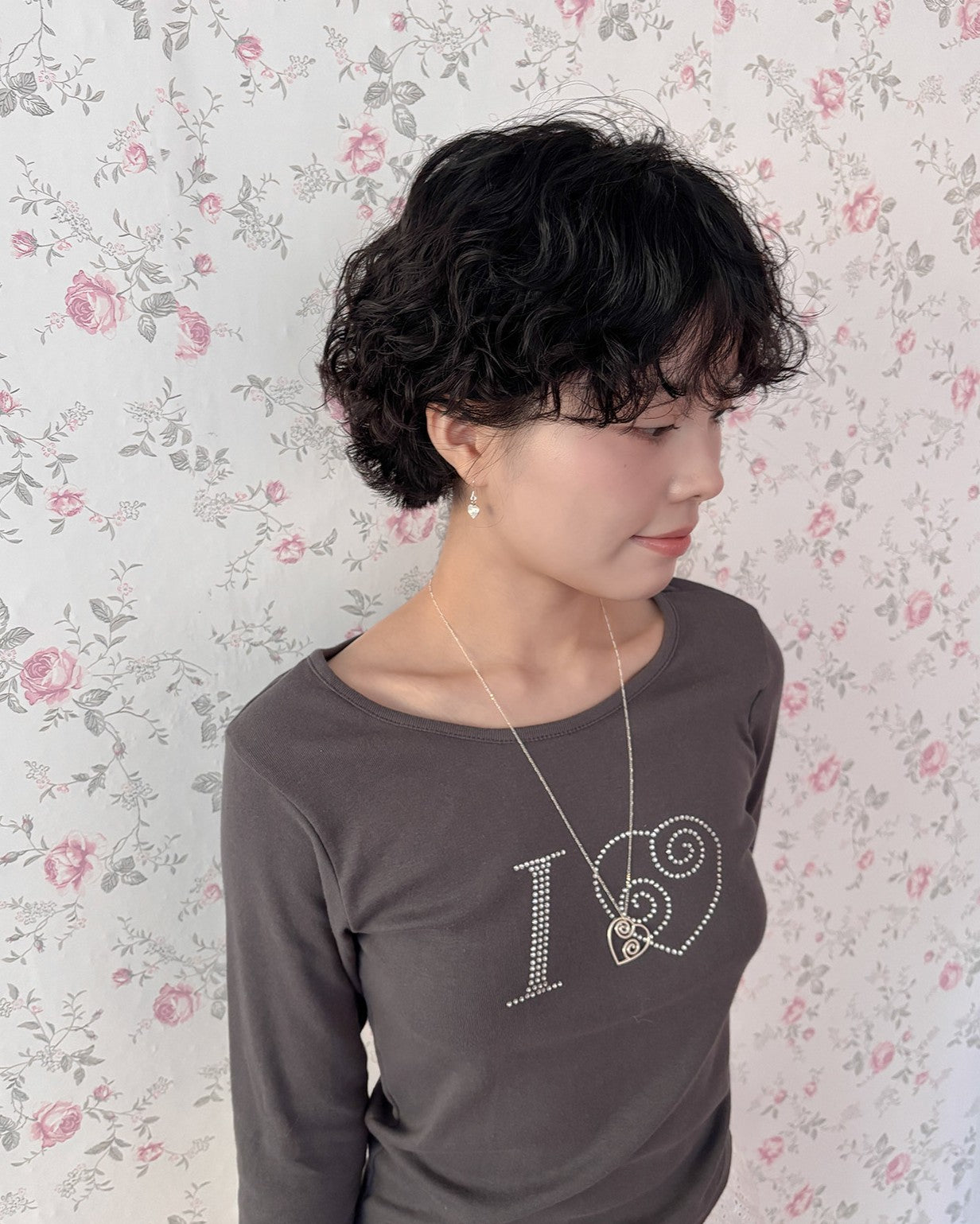MELLOW DROP HEART EARRING