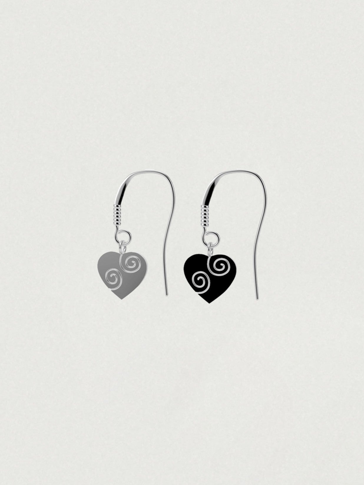 MELLOW DROP HEART EARRING