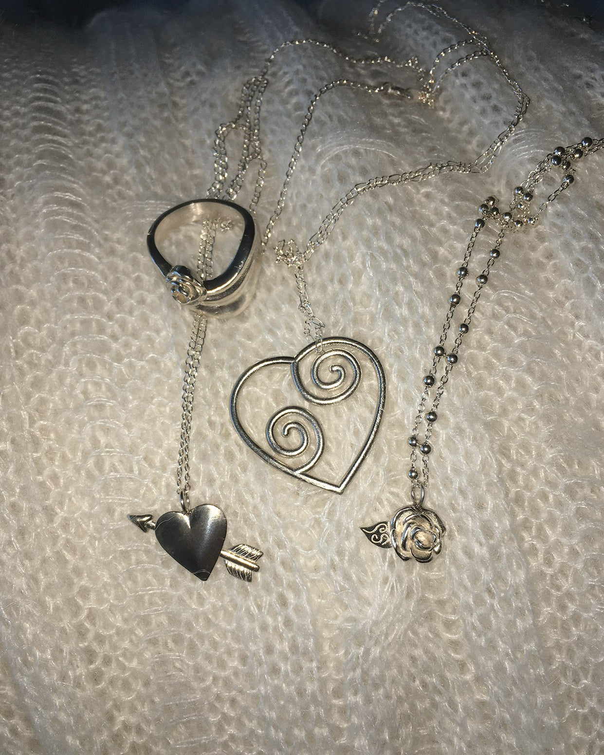 CUPID HEART MINI PENDENT NECKLACE