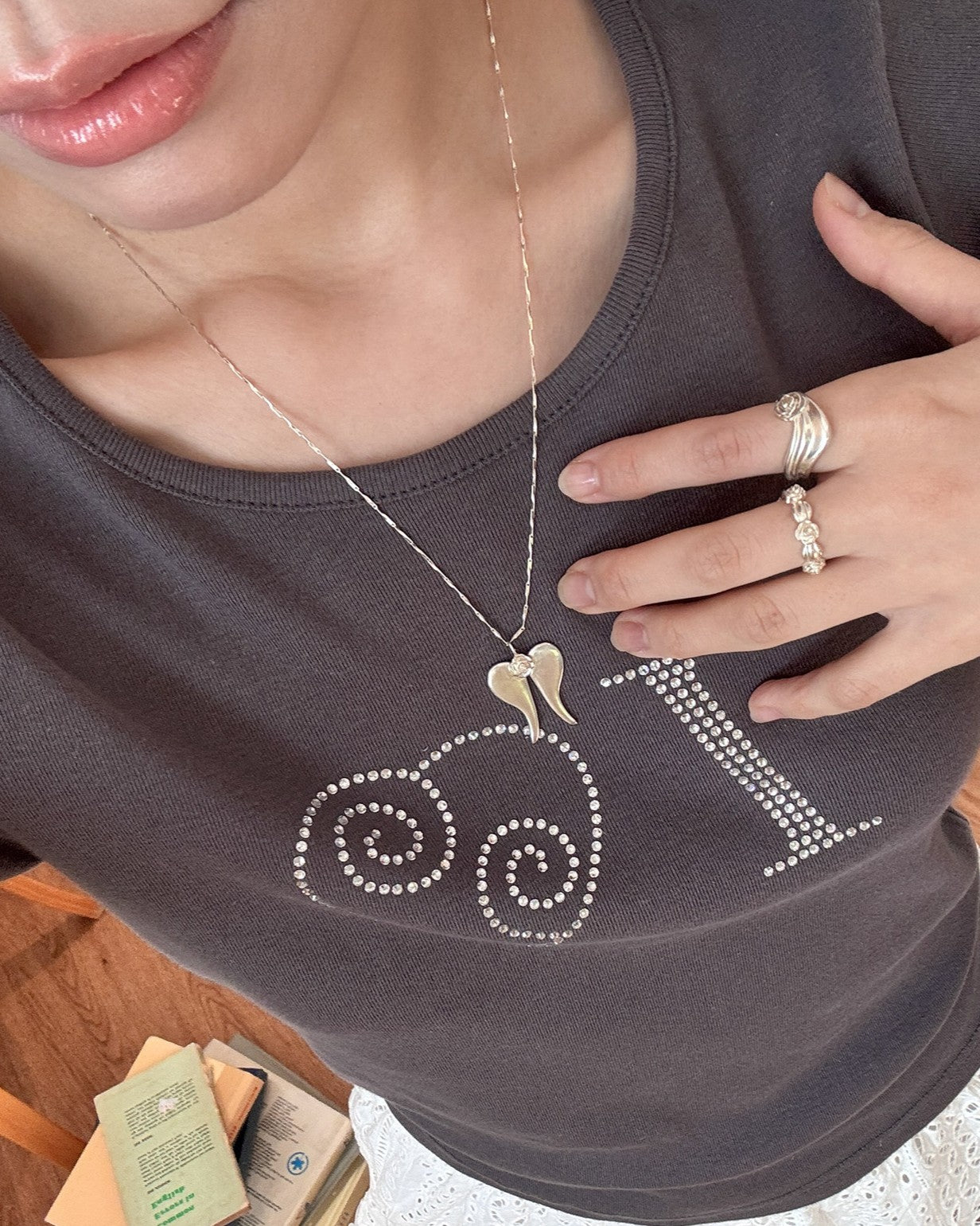 FAIRY WINGS ANGEL PENDENT NECKLACE
