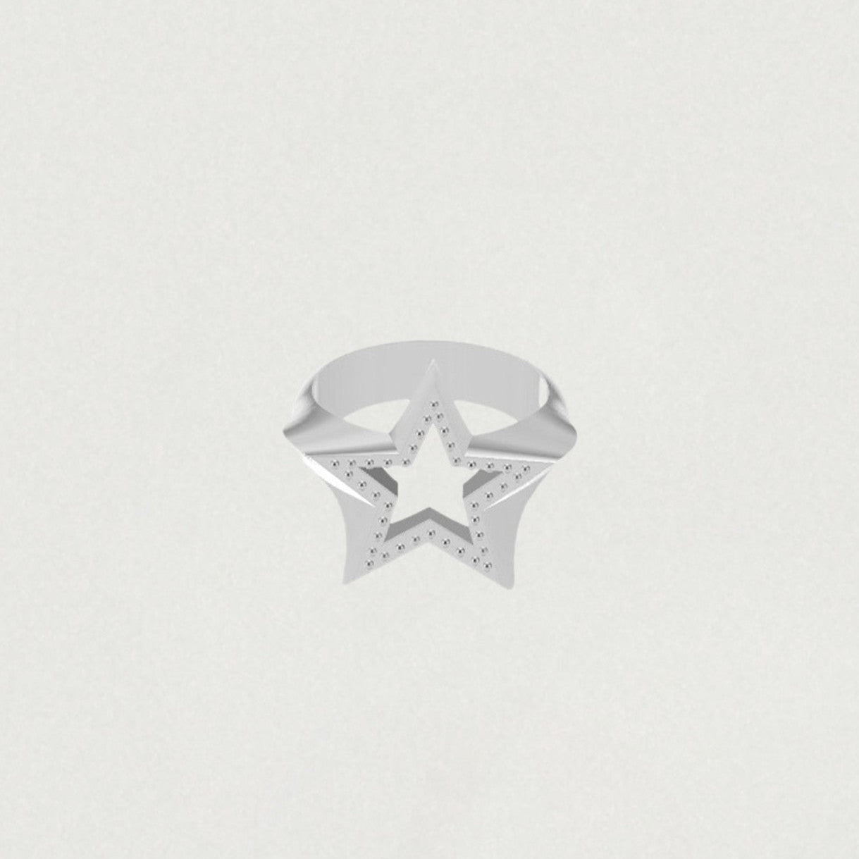 ICING COOKIE STAR STUD RING