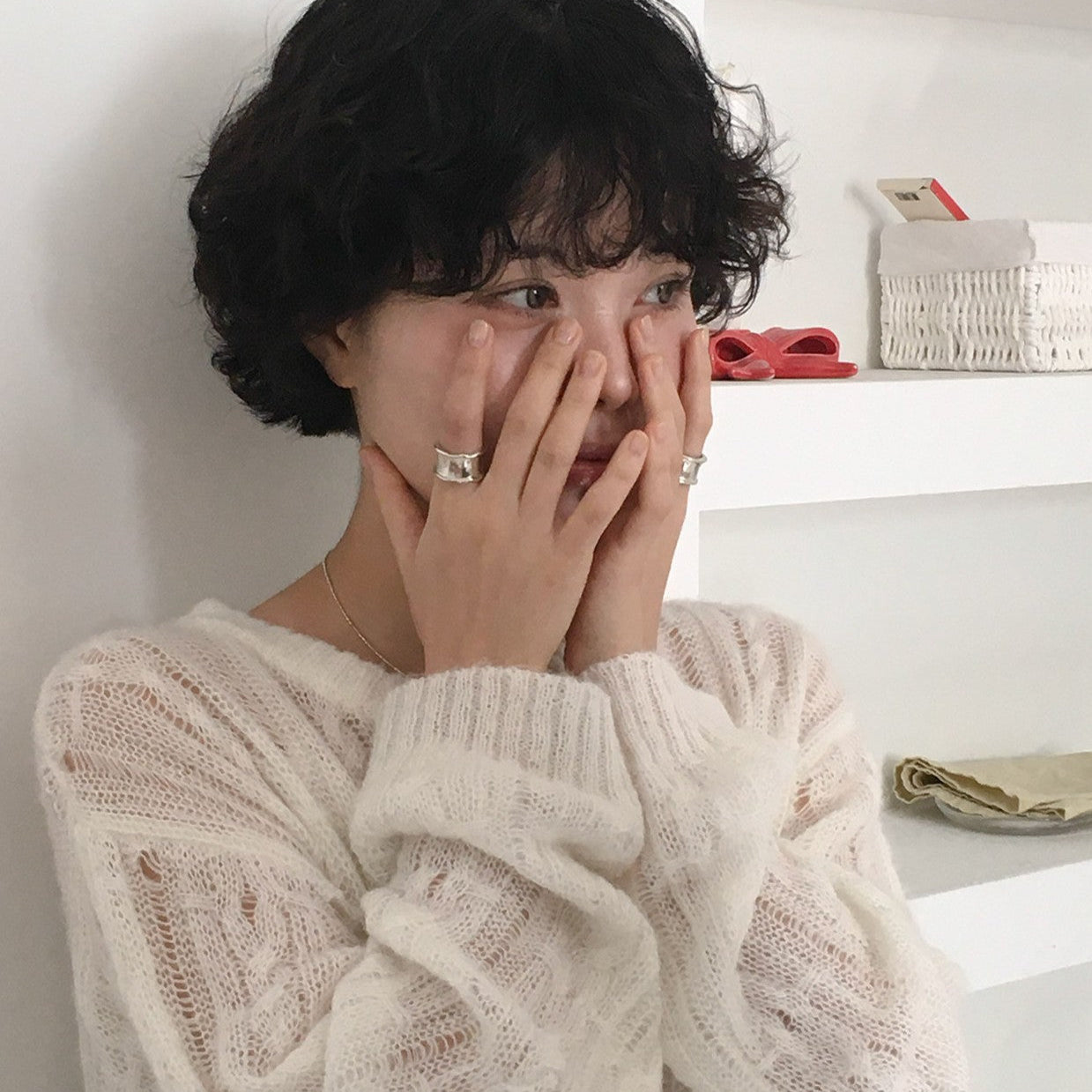 STARLIGHT WAVE BOLD RING