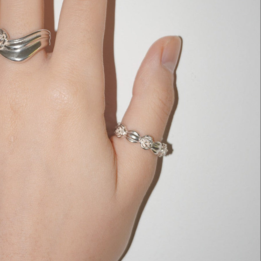 GLOW FLOWER FRILL VOLUME OPENRING