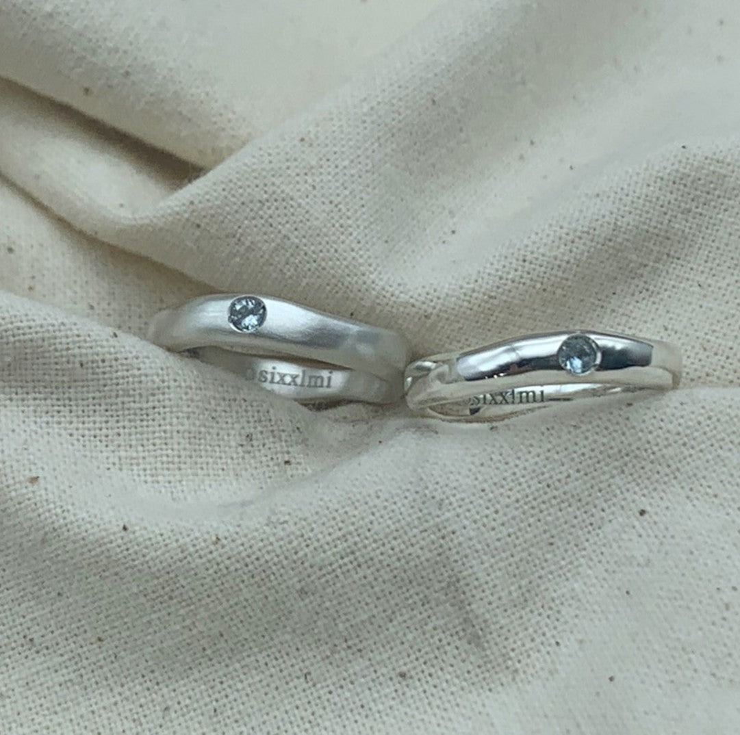 天然石シルバーリング