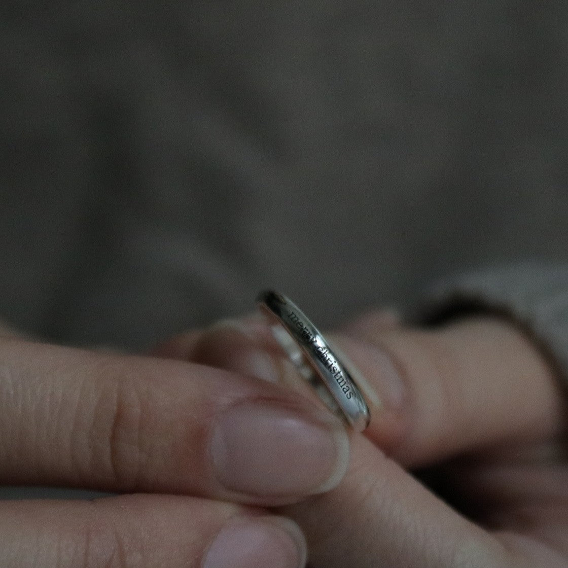 Ring Finger – Free Engraving Couple Ring (925 Silver)