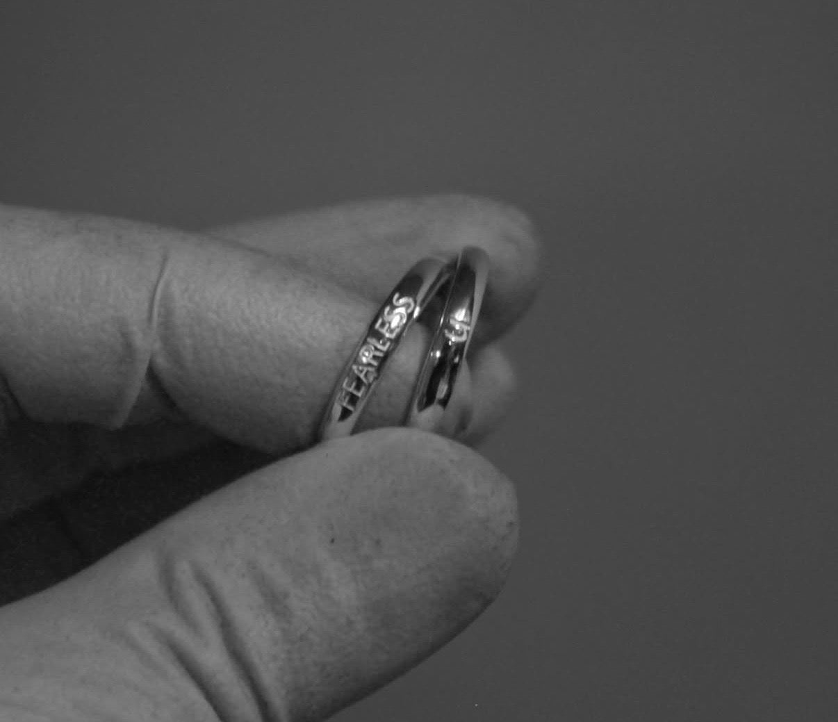 Ring Finger – Free Engraving Couple Ring (925 Silver)