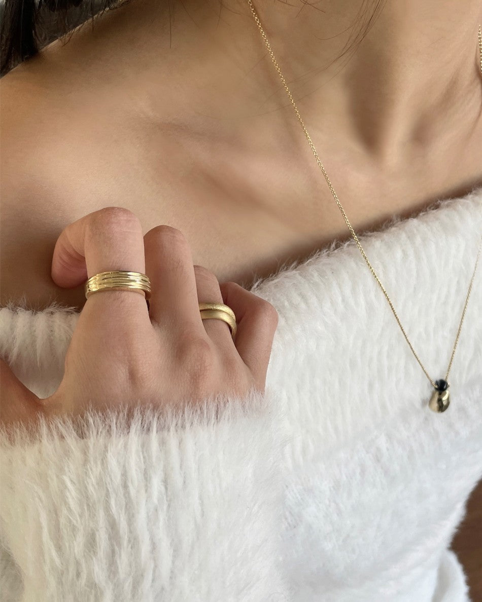 テクスチャー リング セット (2個) / texture ring set (2pieces)