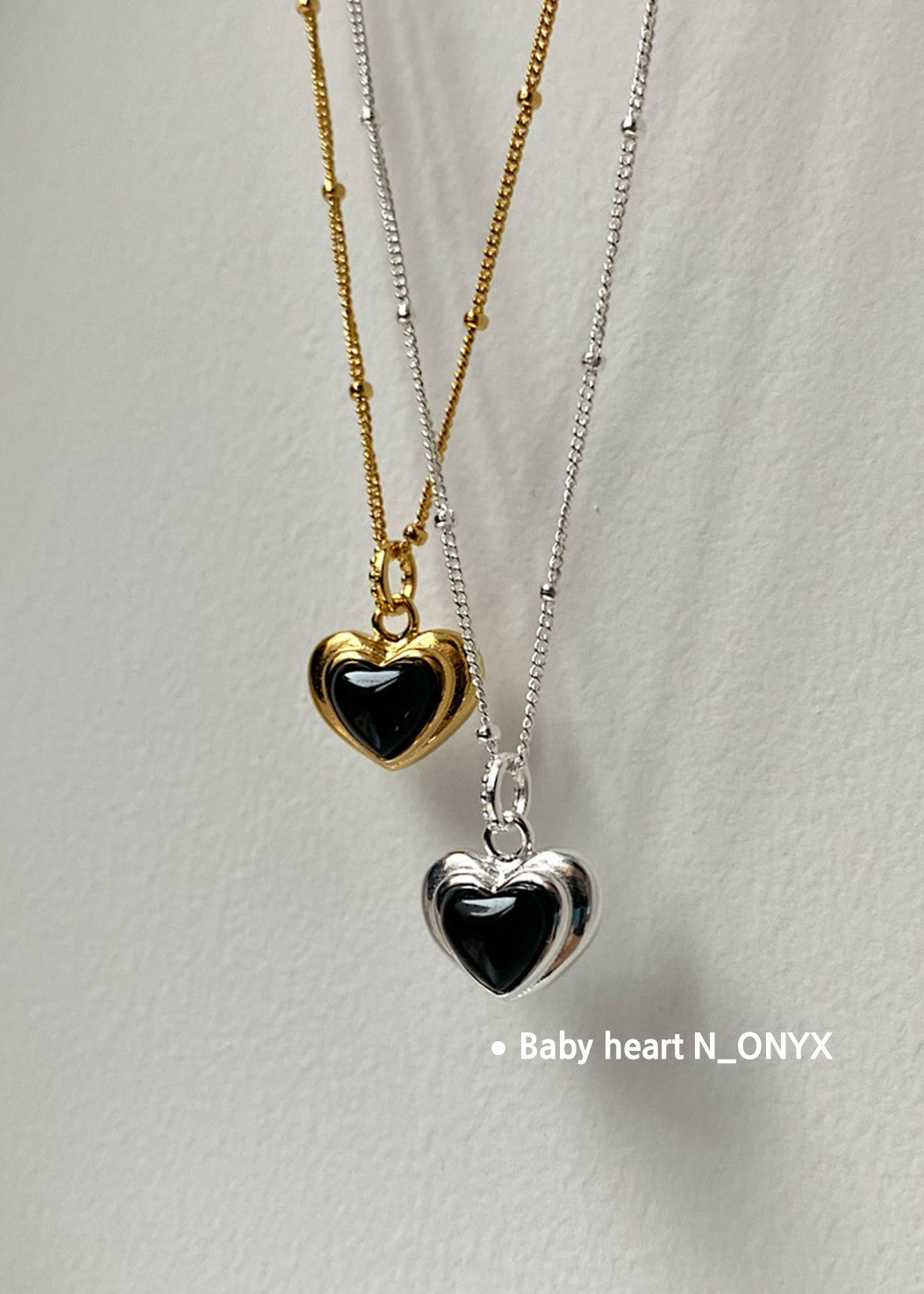 Baby heart necklace