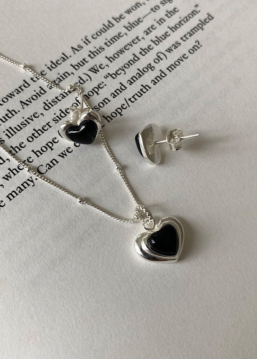 Baby heart necklace