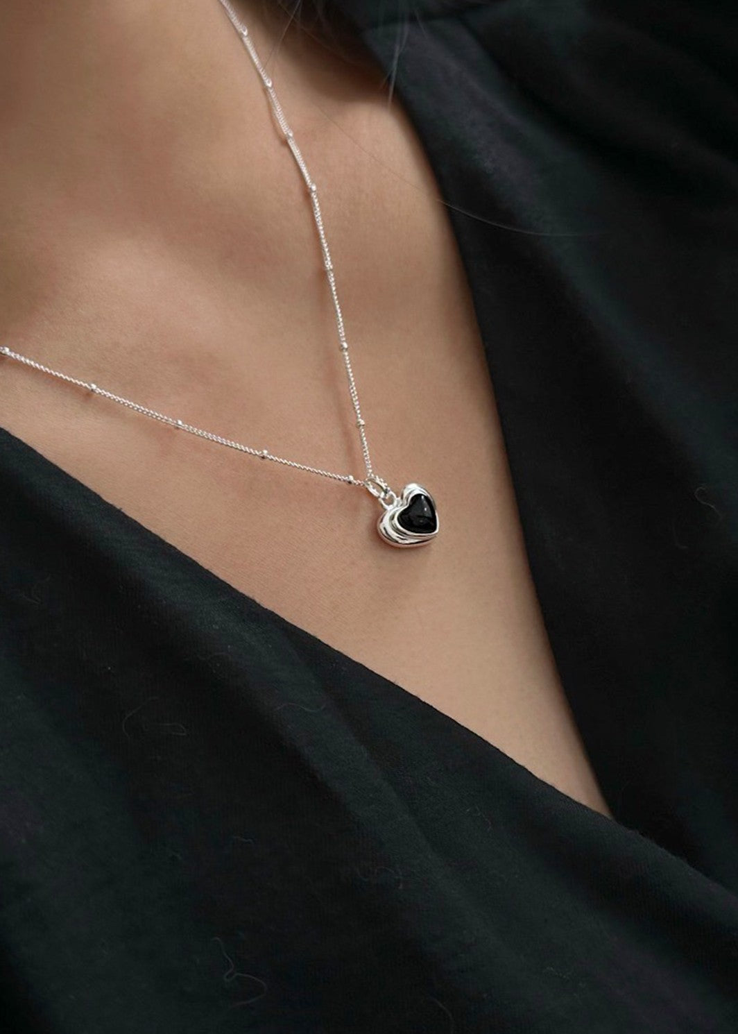 Baby heart necklace