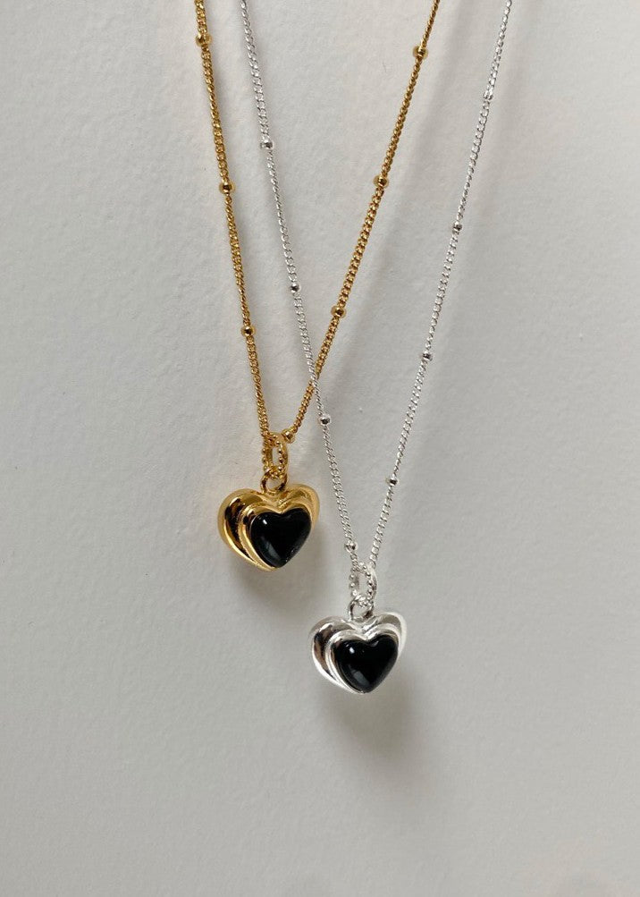 Baby heart necklace