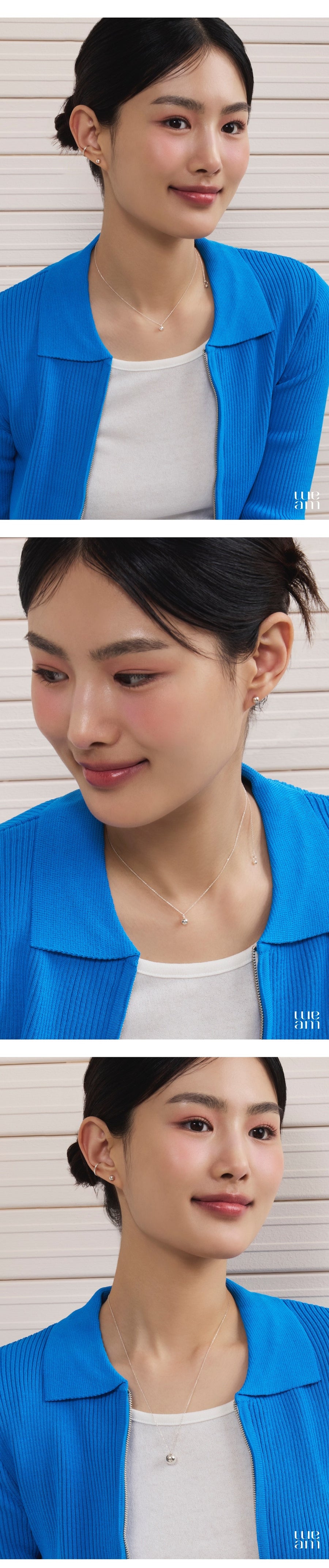 Silver Basic Ball Pendant Necklace