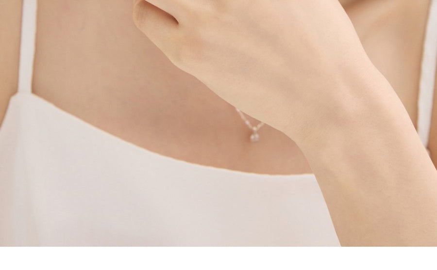 Silver Curve Almond Ring