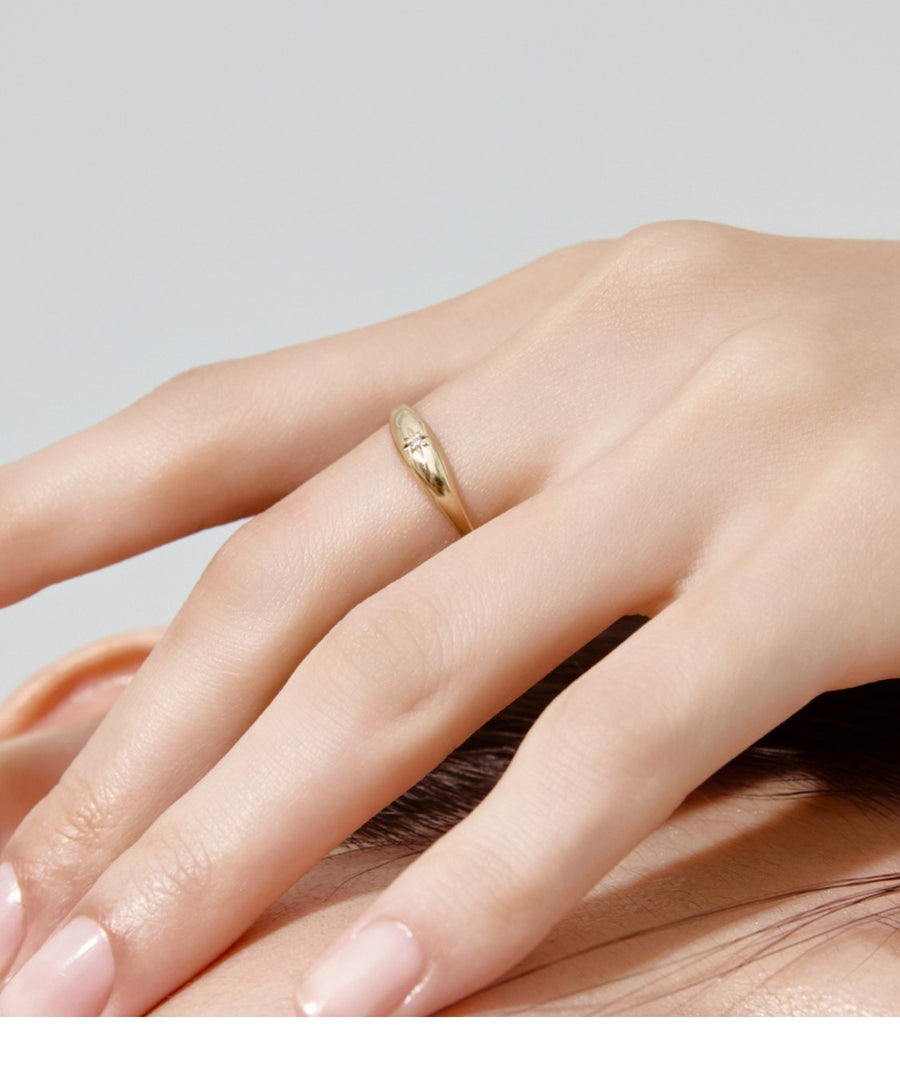 Star Motif Statement Ring