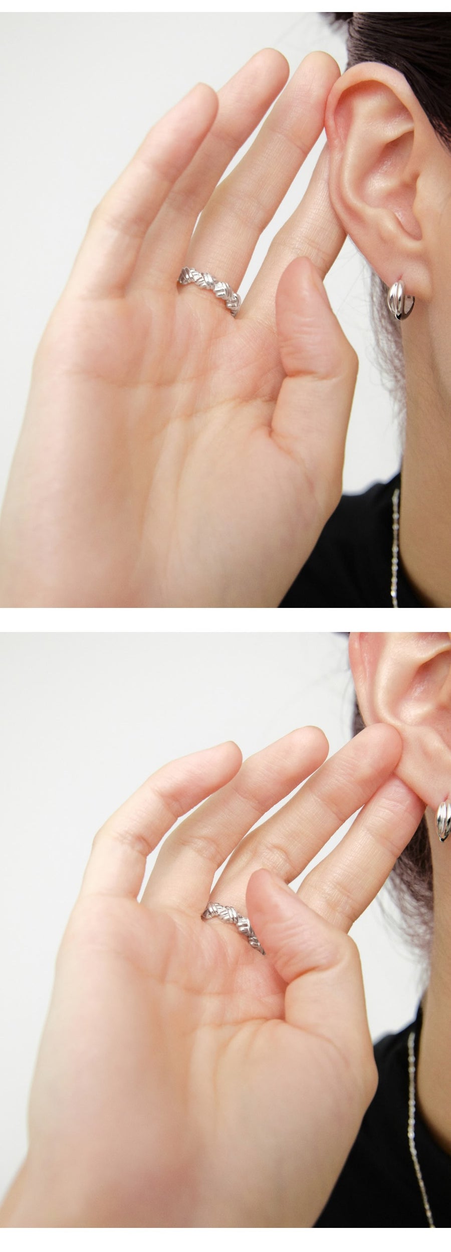 Interlaced Silver Ring