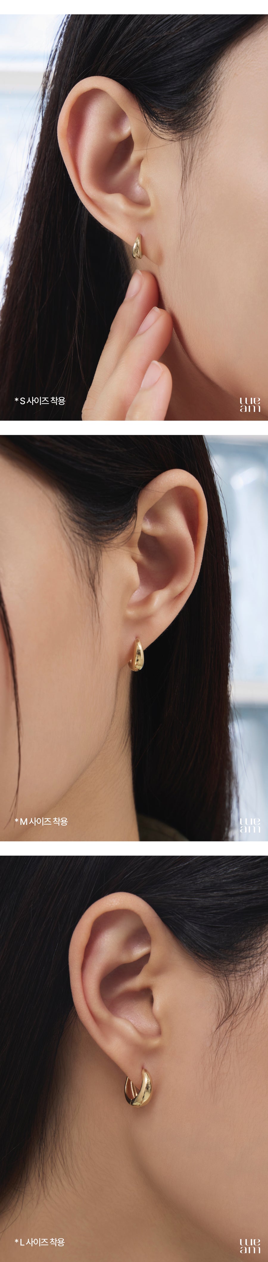 K14 ボリューム ワンタッチ ピアス / 14K Volume One Touch Earrings
