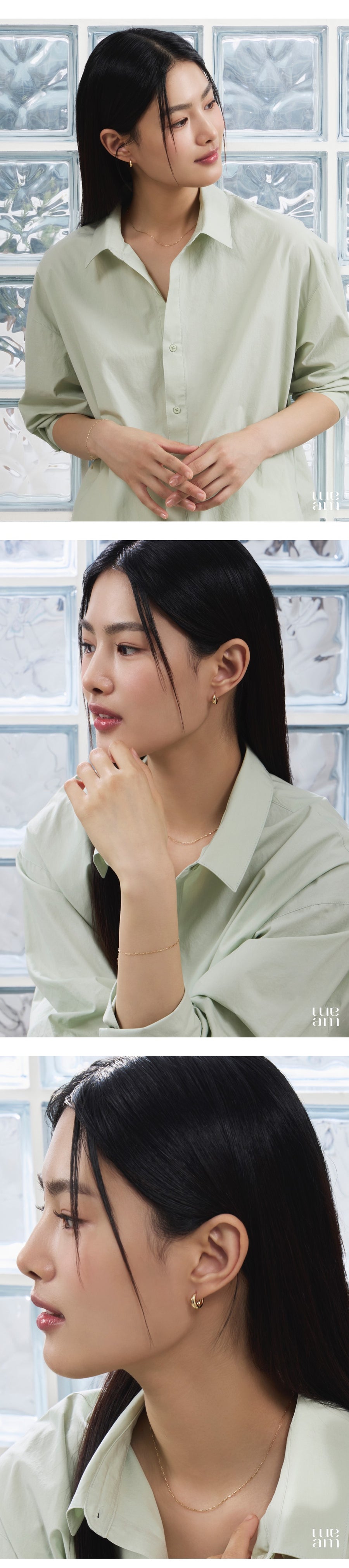 K14 ボリューム ワンタッチ ピアス / 14K Volume One Touch Earrings