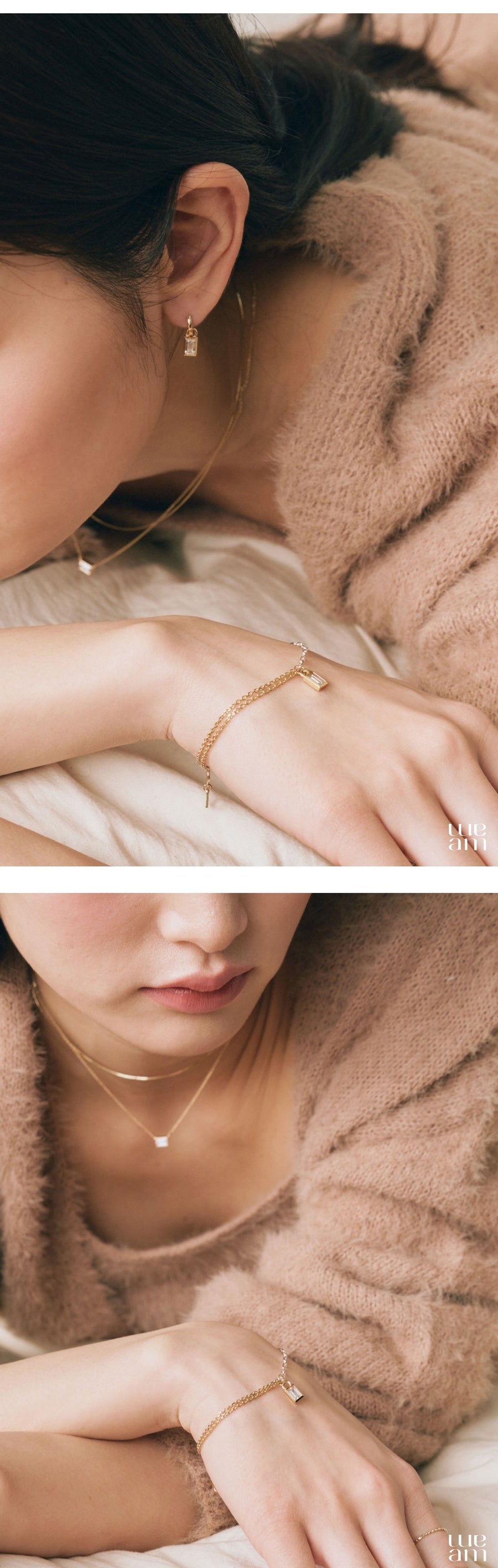Silver Combination Baguette Cut Bracelet