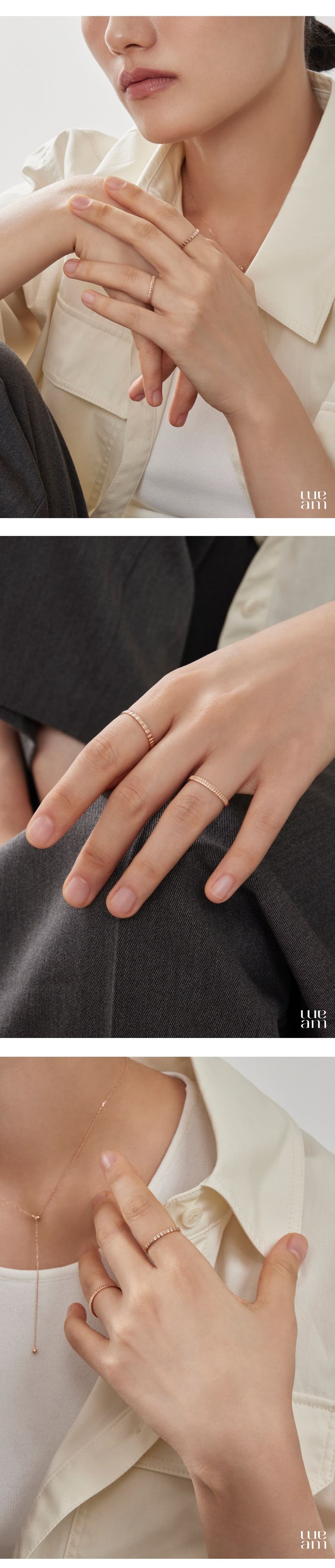K14 2Way ライン リング / 14K 2Way Line Ring