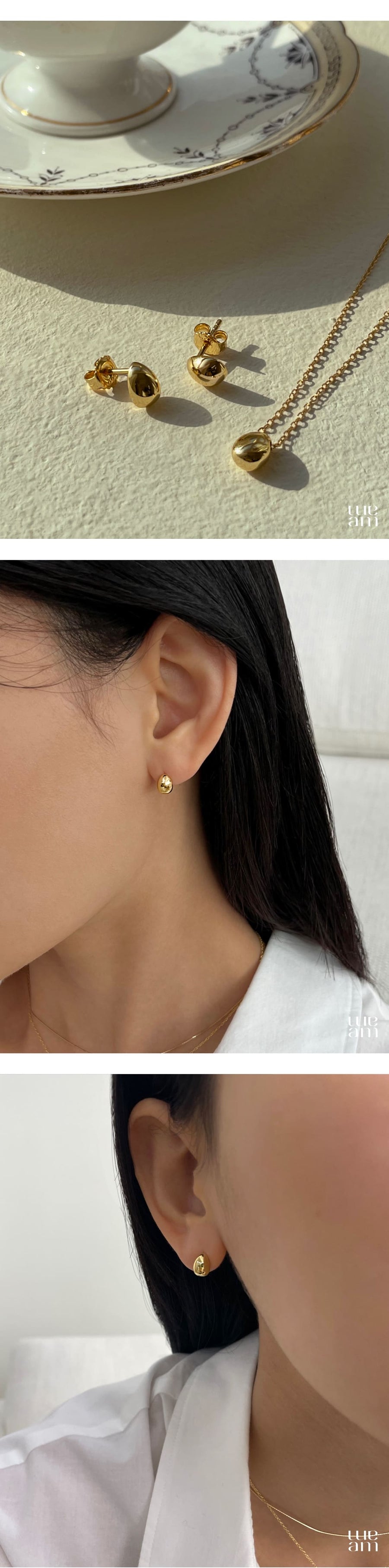 Silver Waterdrop Earrings