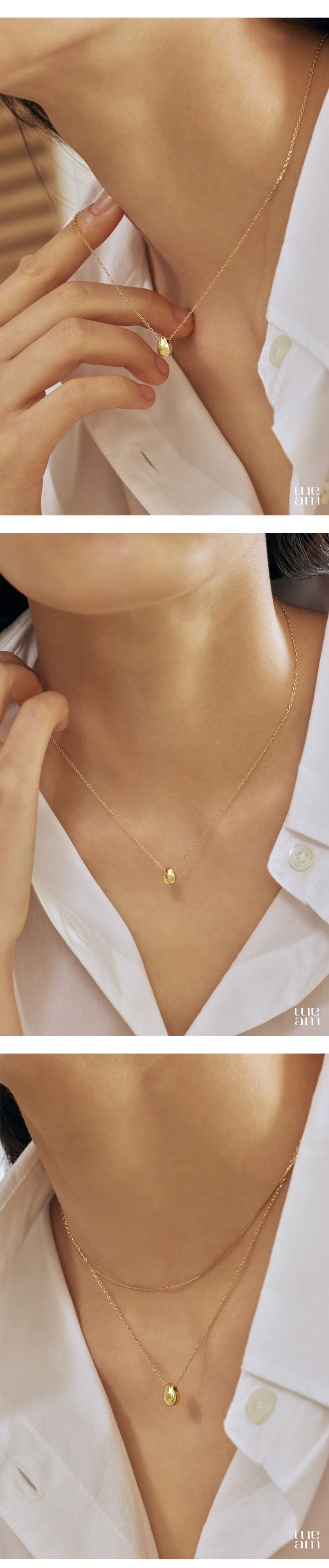 Silver Waterdrop Necklace
