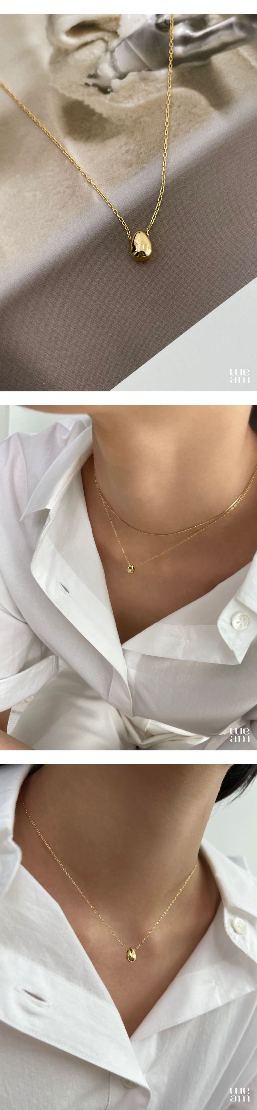Silver Waterdrop Necklace