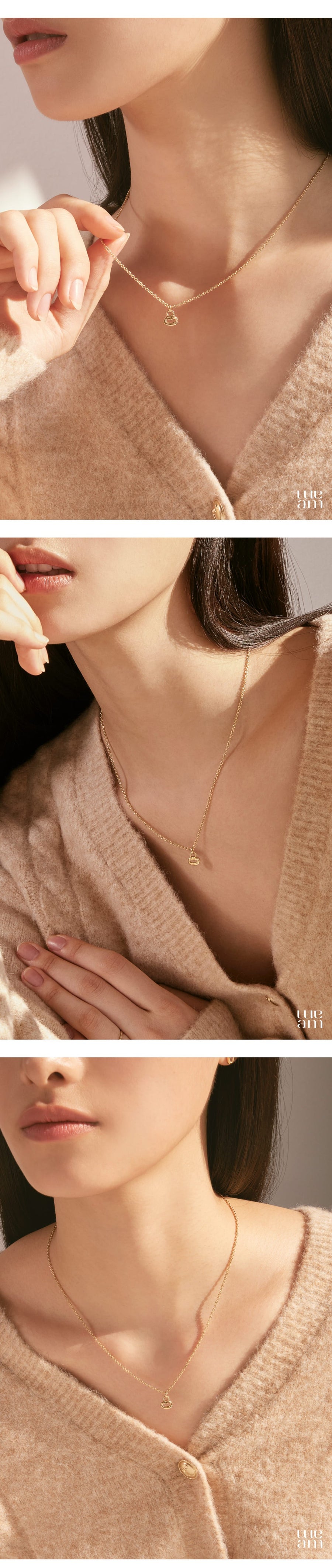 シルバー ロック ペンダント ネックレス / Silver Lock Pendant Necklace
